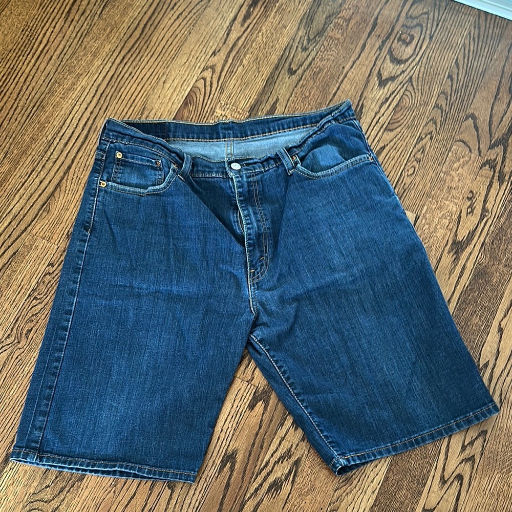 Men's Blue Denim Shorts